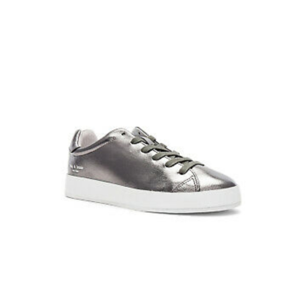 Rag & Bone Women's Silver Gunmetal RB1 Low Sneaker
